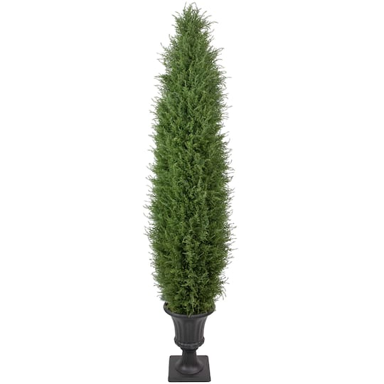 5Ft Unlit Artificial Cedar Pine Arborvitae Tree in Urn Style Pot By Northlight in Green | 60" x 12" | Michaels®
